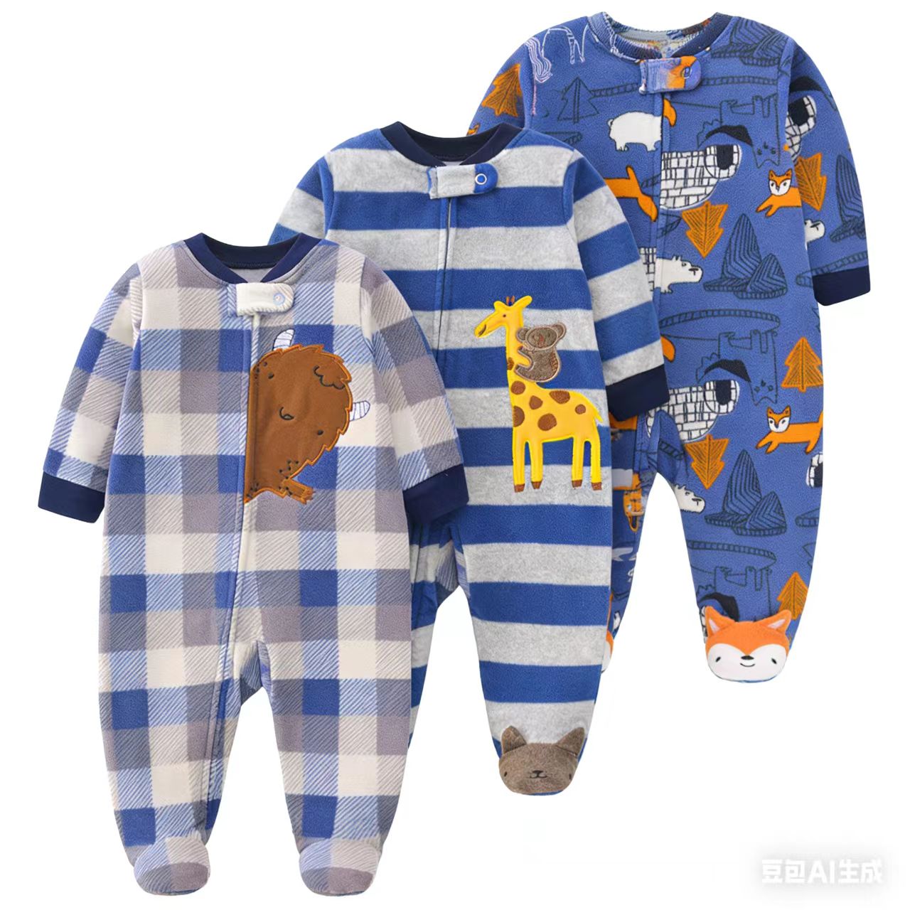 Baby Product Brand - 2026 ユニセックスベビーロンパースフリース生地ベビー男の子女の子服ブランド新生児服幼児ベビージャンプスーツ冬ロンパース