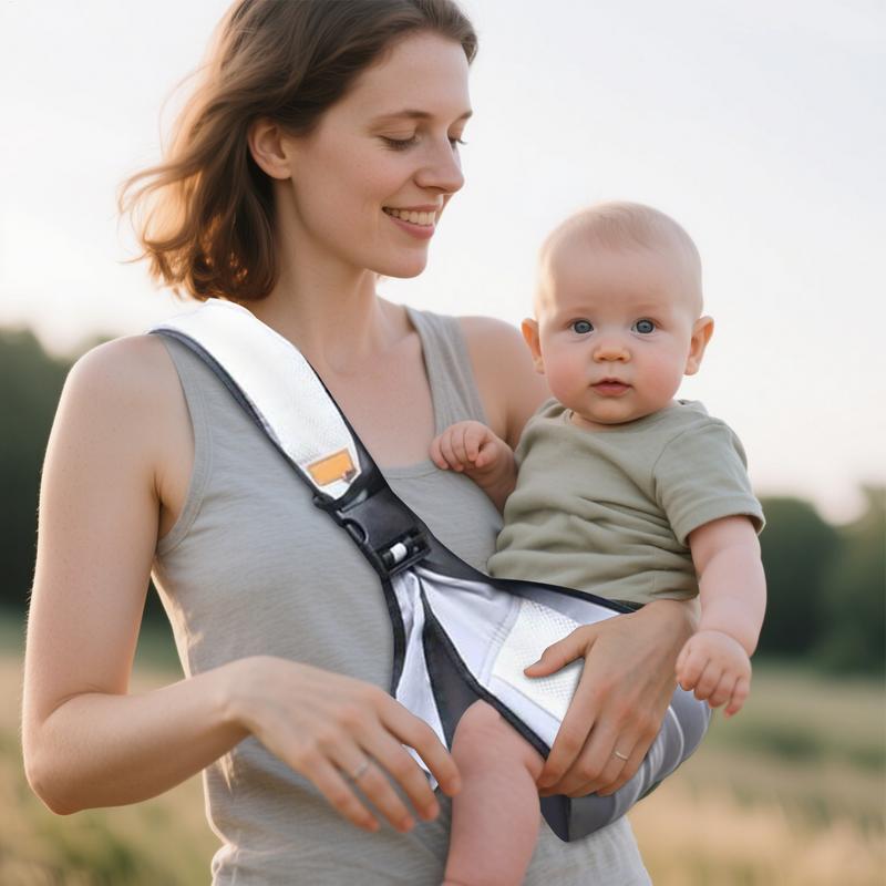 Ergonomic Baby Carrier - 軽量ベビーキャリア ベビー&幼児用キャリア&アクセサリー 耐荷重44ポンド 人間工学に基づいたスリング ウエストベルトと胸付き
