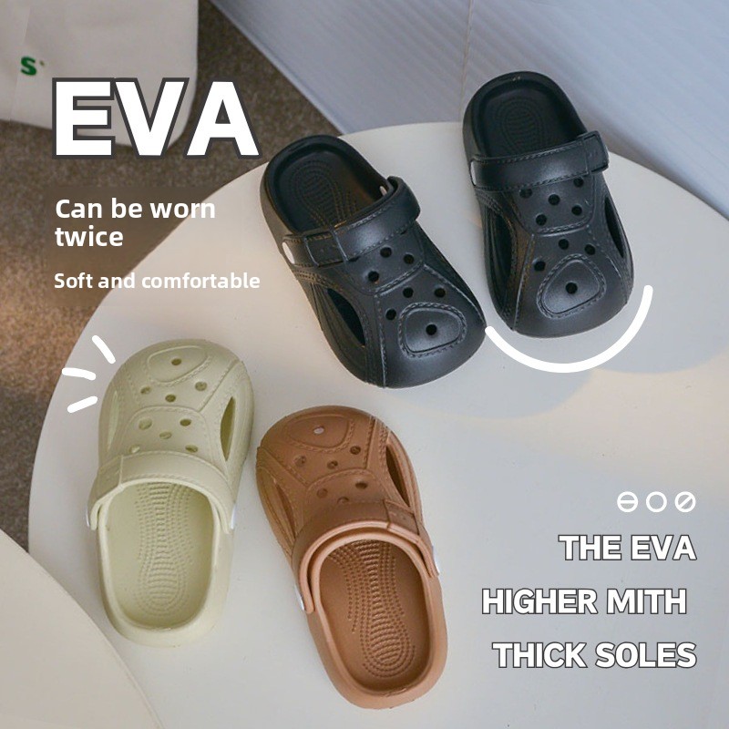Baby Products For Summer - 2026 キッズサンダル穴あき子供靴スリッパソフト滑り止めシンプルな DIY デザイン穴あきベビーシューズ砂浜男の子女の子用