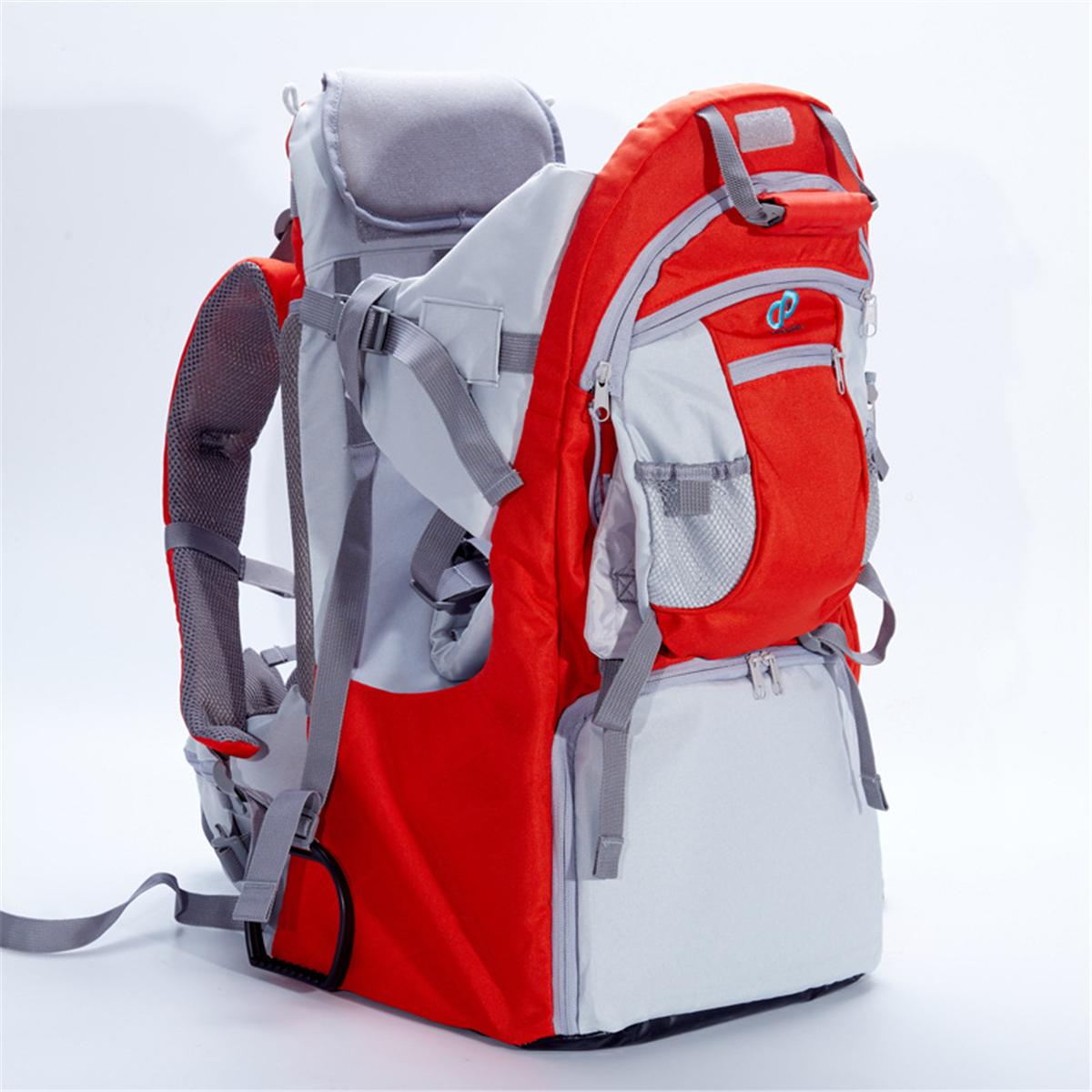 Ergonomic Baby Carrier - 赤ちゃん用の人間工学に基づいたバックパック,日よけ付きの折りたたみ式ベビーカー,幼児用の安全なトレッキングキャリア,大型収納棚付き