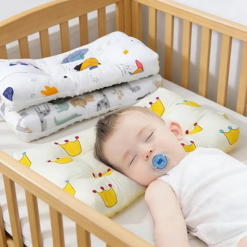 Baby Products Specials - ベビー枕 純綿 幼児用 心地よい雰囲気 ソフト両面通気性枕 漫画動物