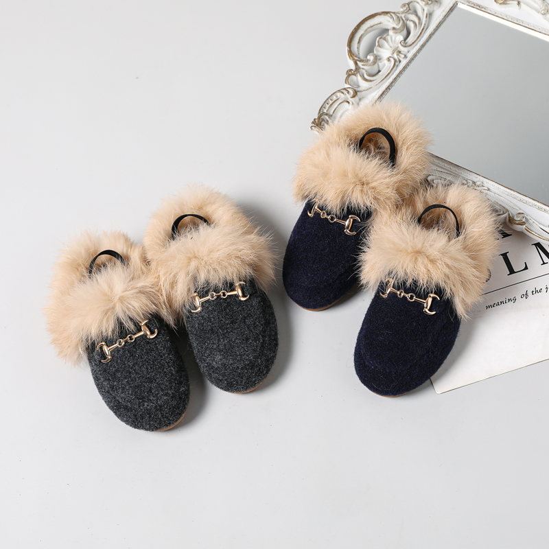 ニューキッズファーシューズ子供用スライドベビーガールズスリッ - Baby Product Brand のレビューと価格