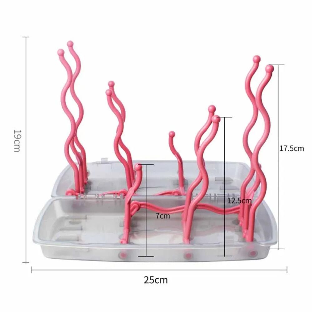 折りたたみ式トラベルボトル乾燥ラック 携帯用防塵ベビーボトル - Baby Products Sale のレビューと価格