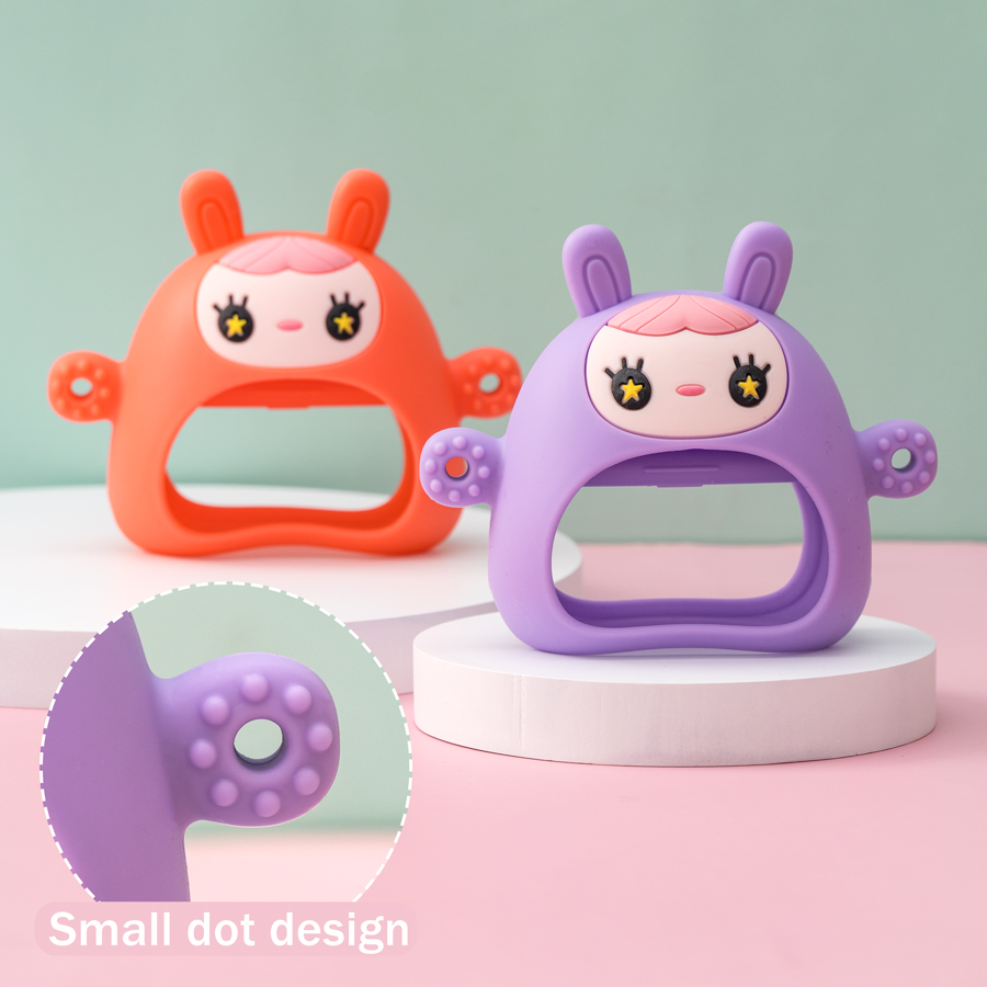 1PC シリコーンおしゃぶりおもちゃ BPA フリーベビー  - Teething Mitten Baby のレビューと価格
