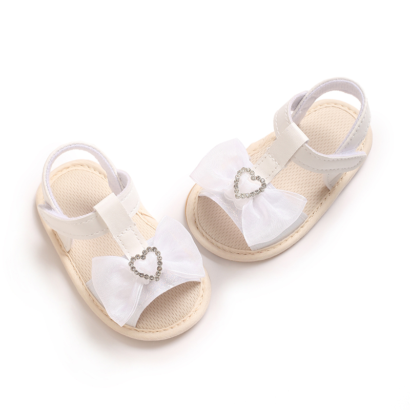 ベビーガールシューズ リボン付きプリンセス 韓国風サンダル  - Baby Products For Summer のレビューと価格