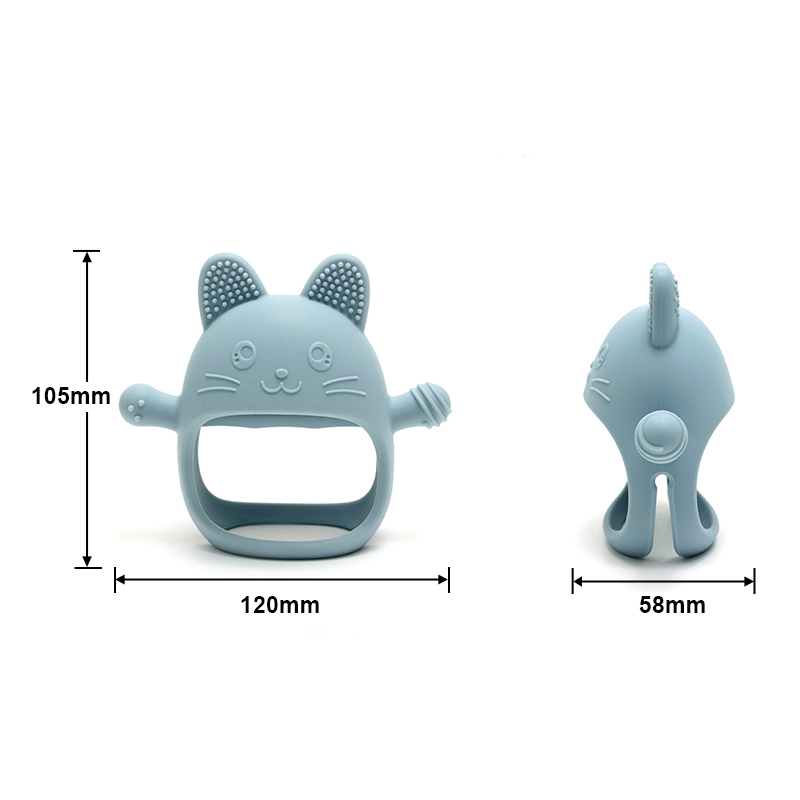 1PC ベビーシリコーンおしゃぶり手袋おもちゃ BPA フリ - Teething Mitten Baby のレビューと価格