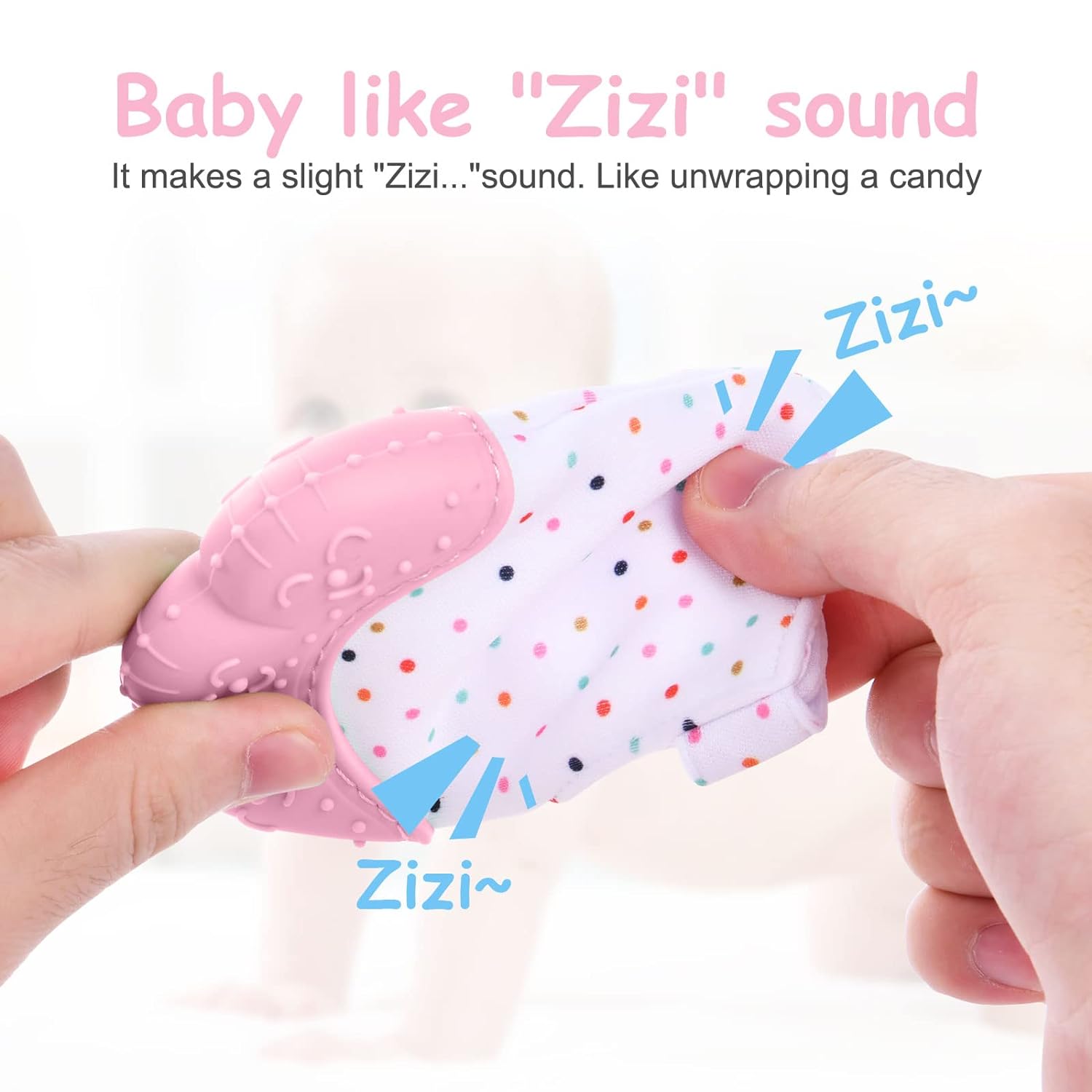 赤ちゃん用シリコン歯が生える手袋,食品グレード,噛む,引っか - Teething Mitten Baby のレビューと価格