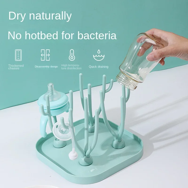 ベビー用無地哺乳瓶乾燥ラック、乳首・哺乳カップホルダー、収納 - Baby Products Sale のレビューと価格