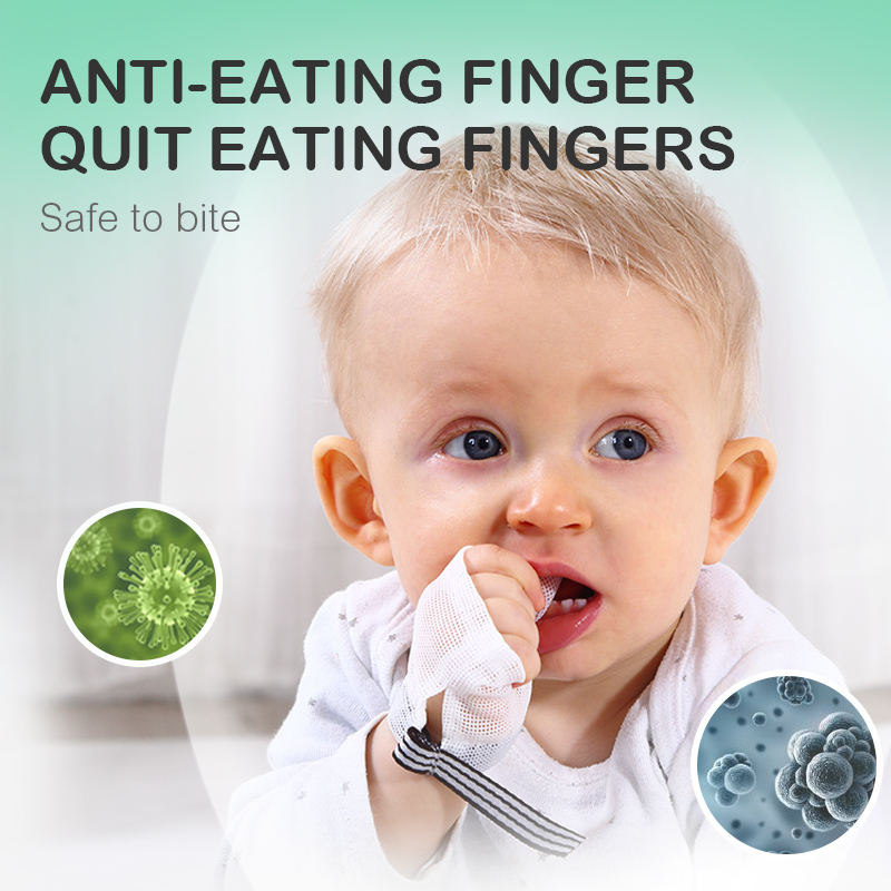 新生児用の通気性のあるハンドプロテクション,赤ちゃん用の滑り - Teething Mitten Baby のレビューと価格