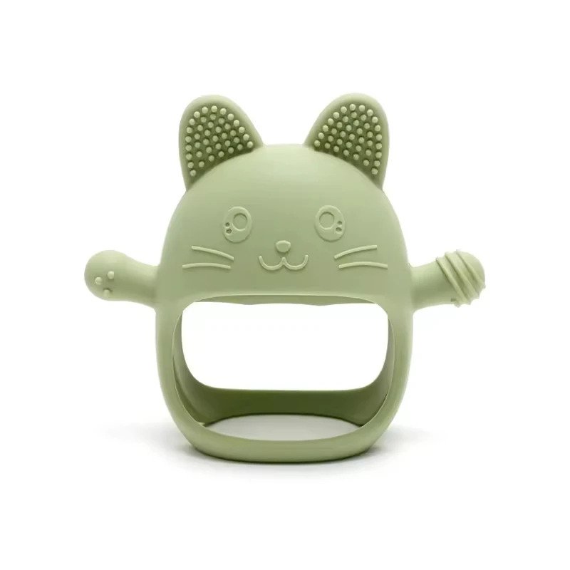 1PC ベビーシリコーンおしゃぶり手袋おもちゃ BPA フリ - Teething Mitten Baby のレビューと価格