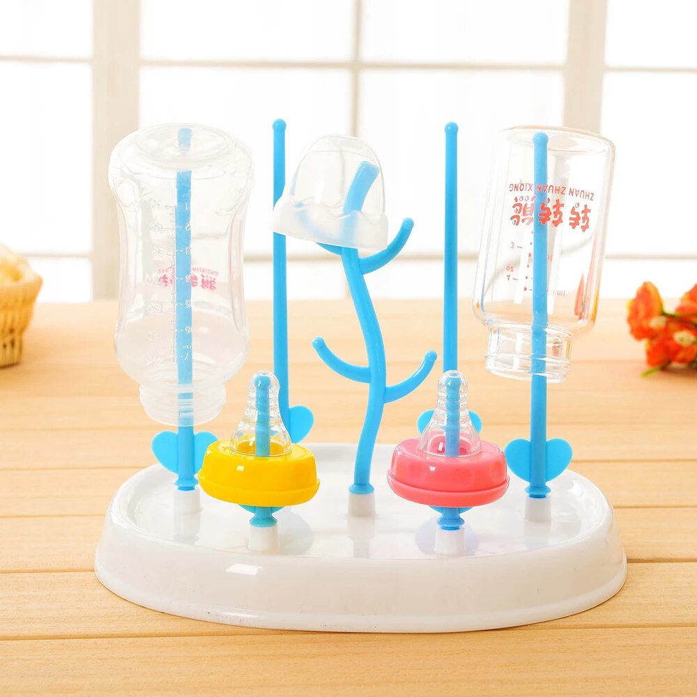 新しいクリエイティブツリー型哺乳瓶乾燥ラック多機能哺乳瓶排水 - Baby Products Sale のレビューと価格