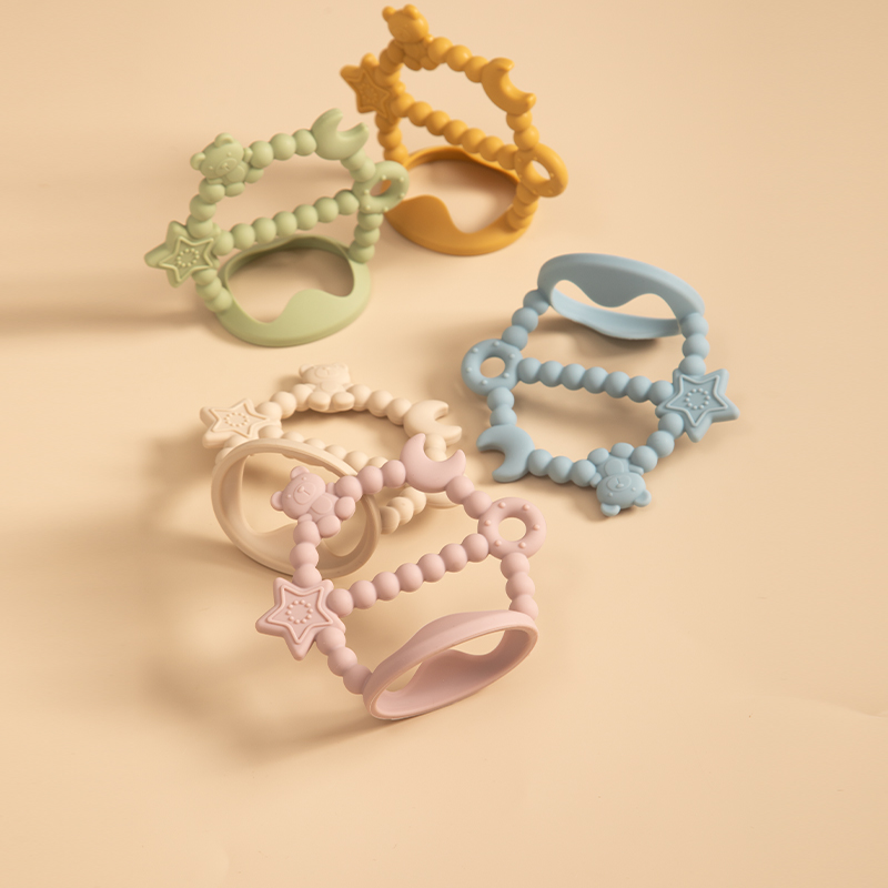 赤ちゃん用歯固めおもちゃ シリコン製歯固めミトン 赤ちゃん用 - Teething Mitten Baby のレビューと価格