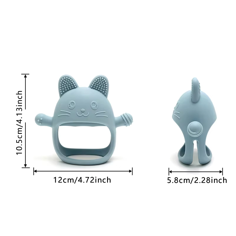 赤ちゃん用歯固めおもちゃ シリコン製歯固めミトン 赤ちゃん用 - Teething Mitten Baby のレビューと価格