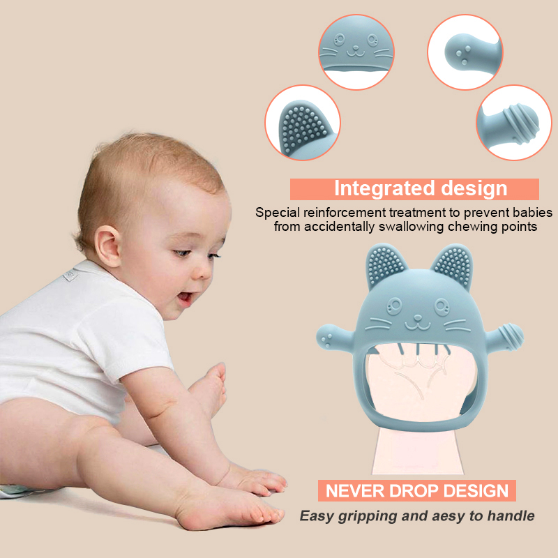 TYRY.HU ベビー歯固めミトン - 食品グレードのシリコ - Teething Mitten Baby のレビューと価格
