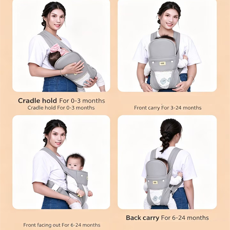 人間工学に基づいたベビーキャリア カンガルー型 0-24ヶ月 - Ergonomic Baby Carrier のレビューと価格
