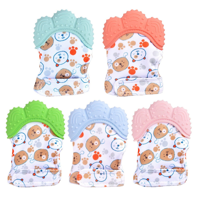 漫画プリントベビーおしゃぶりミトン咀嚼手袋子供 & 赤ちゃん - Teething Mitten Baby のレビューと価格