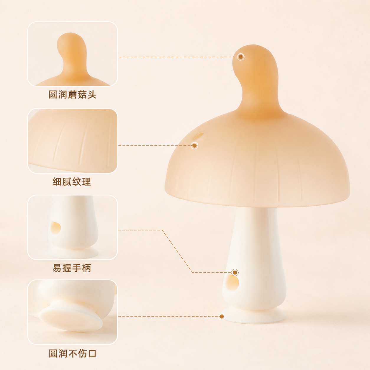 ソメニー 新食品グレードシリコン製きのこ型ベビー歯固めおもち - Baby Products Sale のレビューと価格