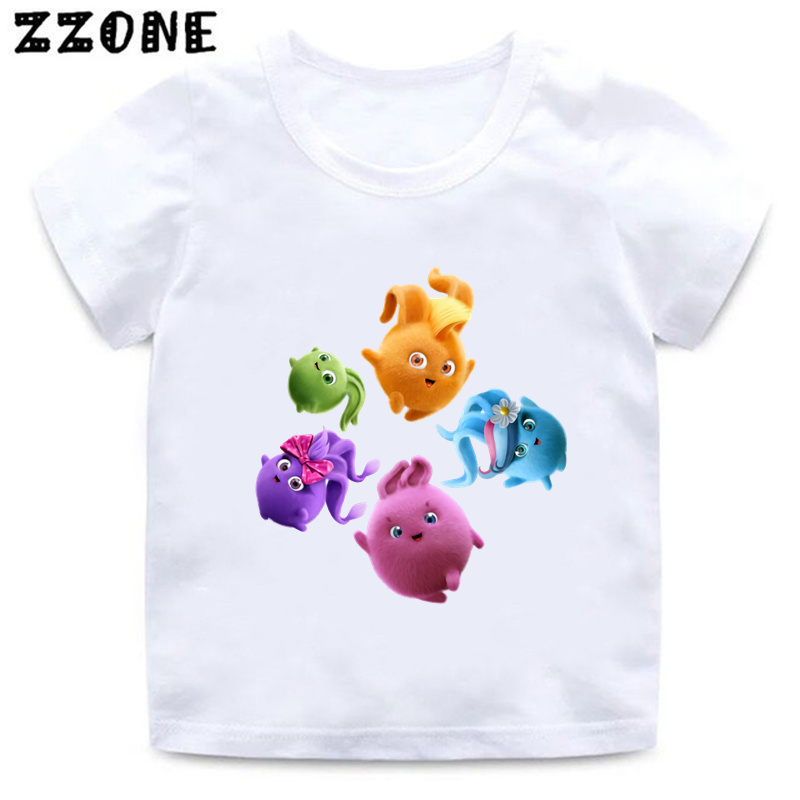 男の子と女の子のための半袖Tシャツ,漫画のプリントが施された - Baby Products Sale のレビューと価格